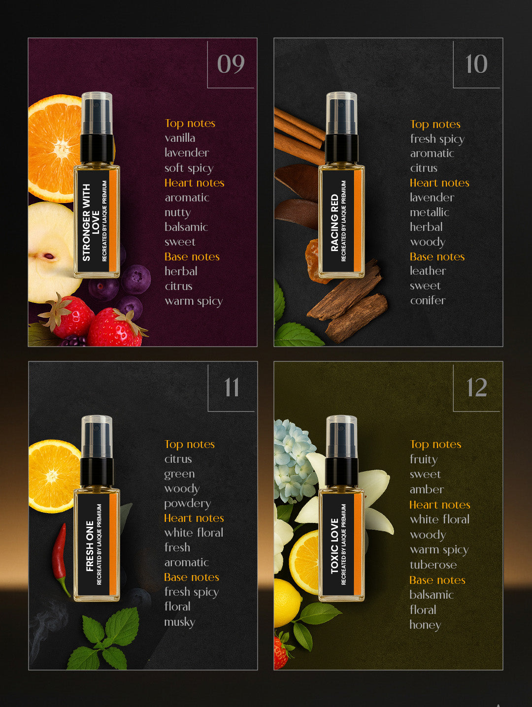 12 PERFUME COMBO