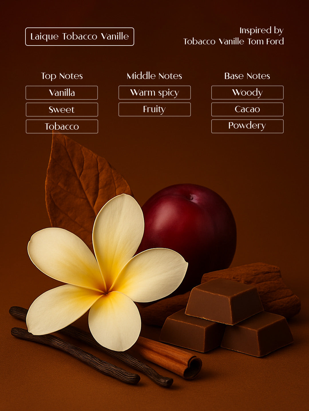 LAIQUE TOBACCO VANILLE